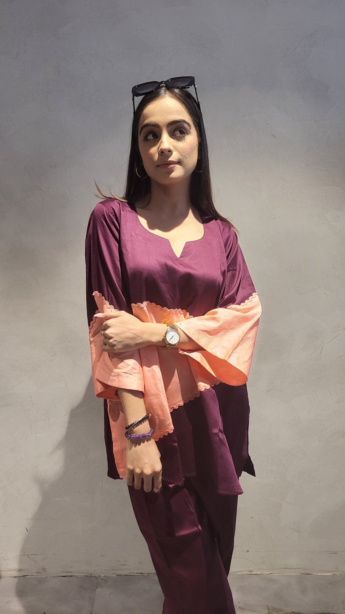 Plum Poise Co-ord Set