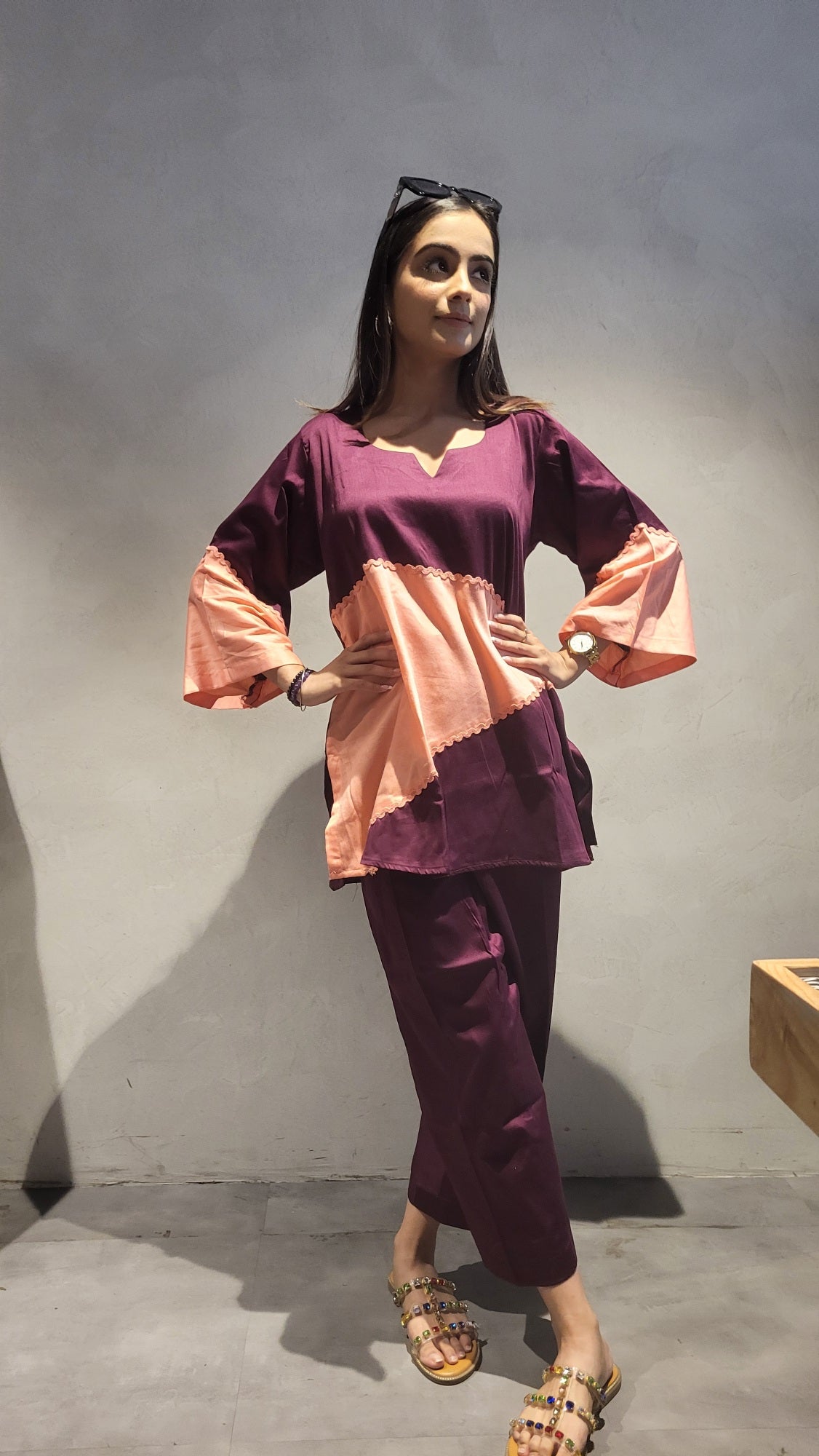 Plum Poise Co-ord Set