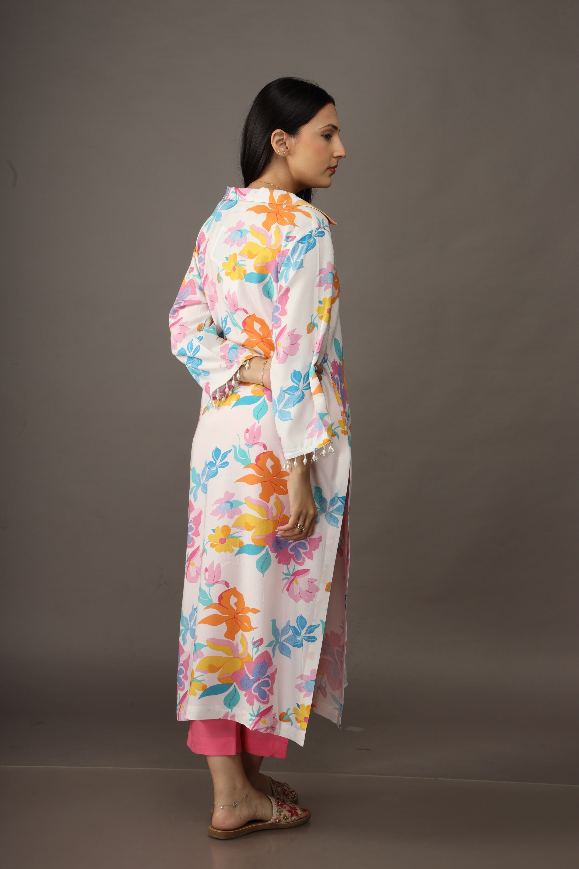 Salmon Floral 3 PC CO-ORD