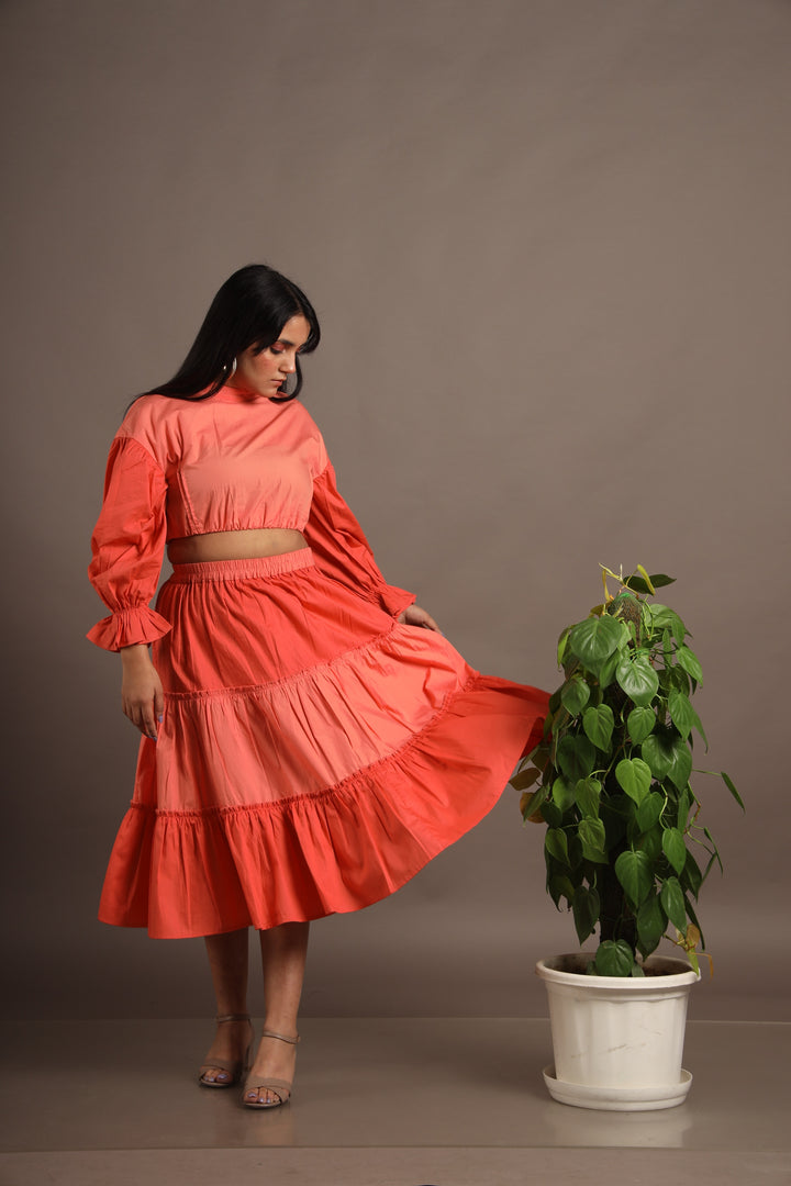 Moana Two Tone Peplum
