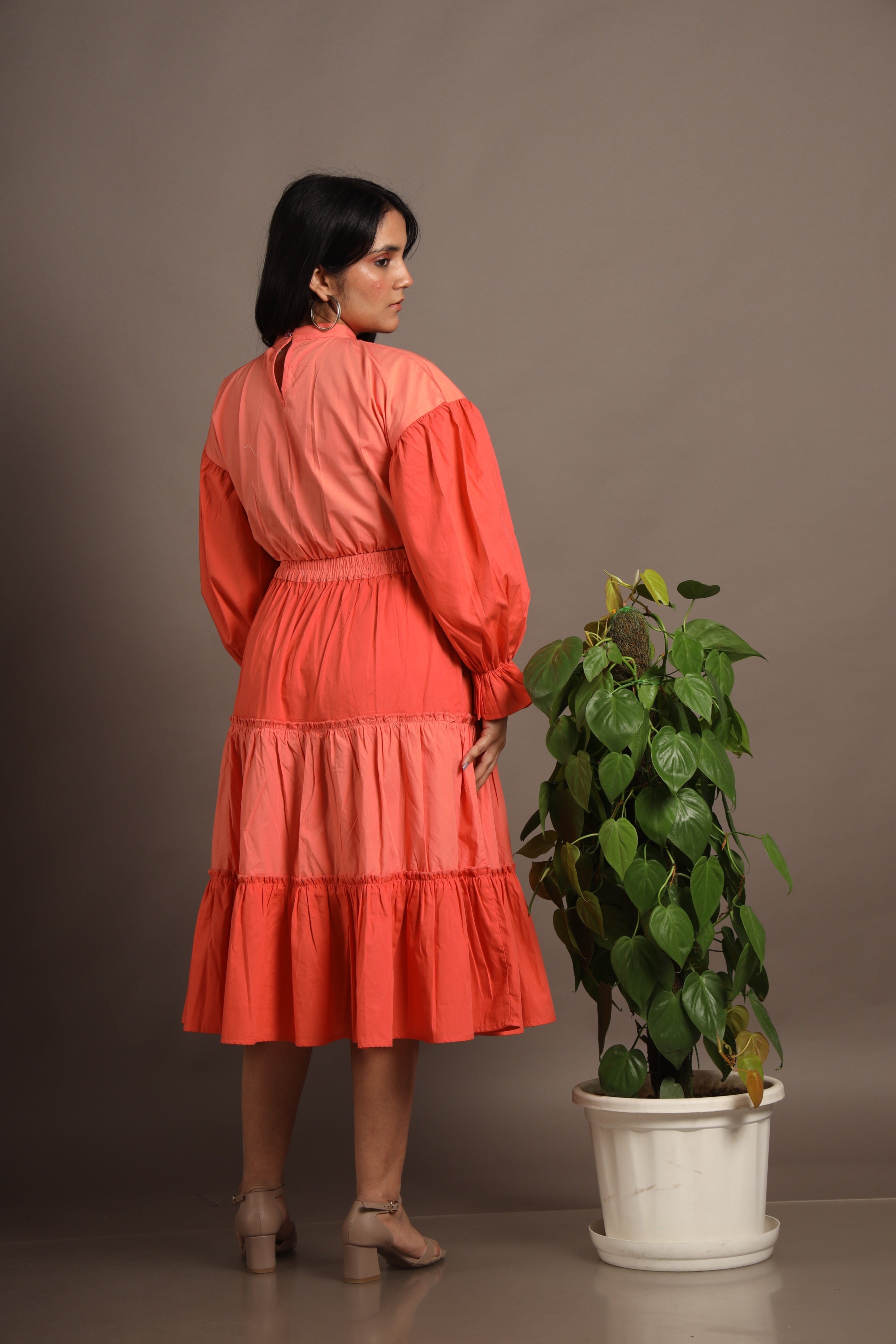 Moana Two Tone Peplum