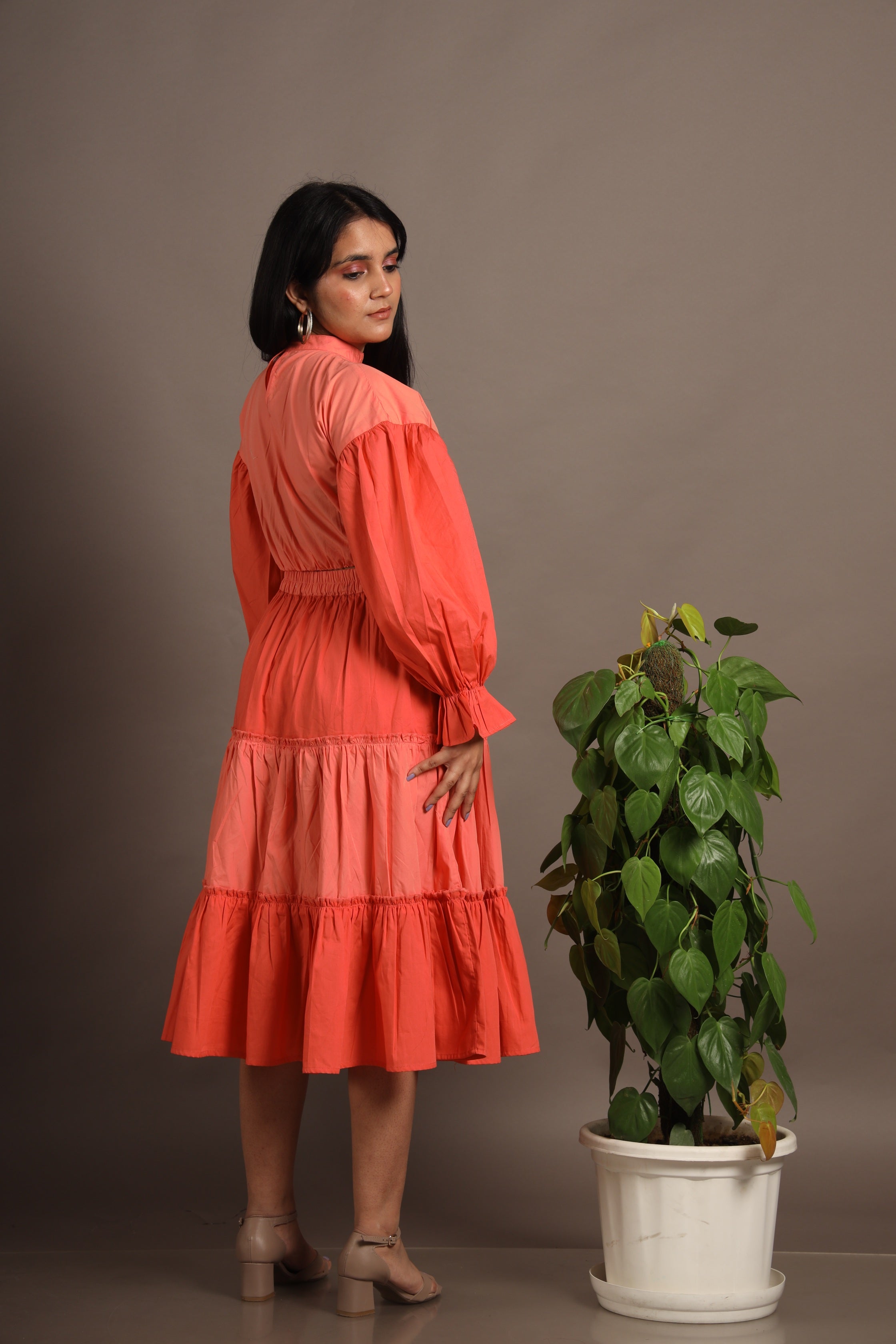 Moana Two Tone Peplum