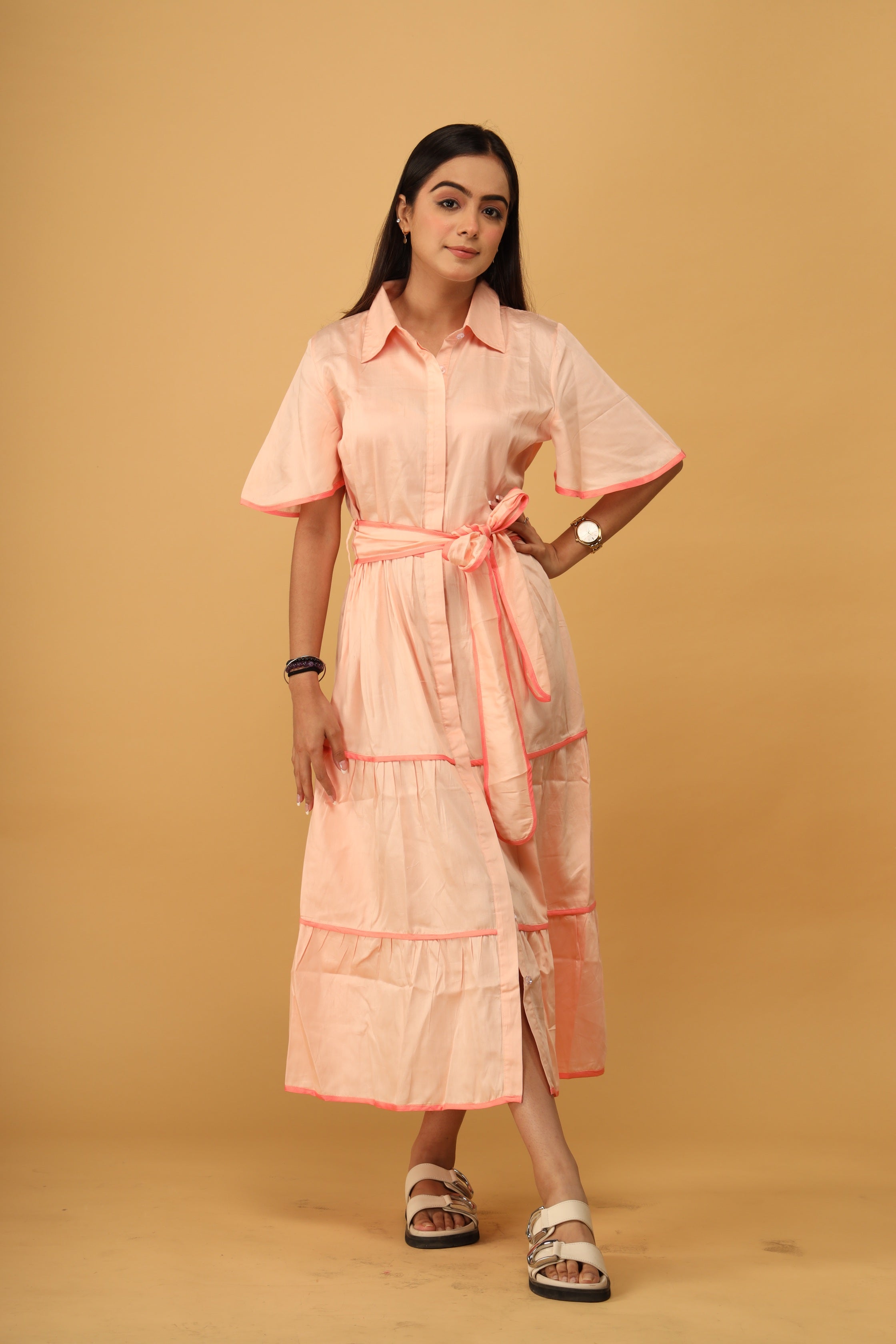 Blush Hour Layered Dress