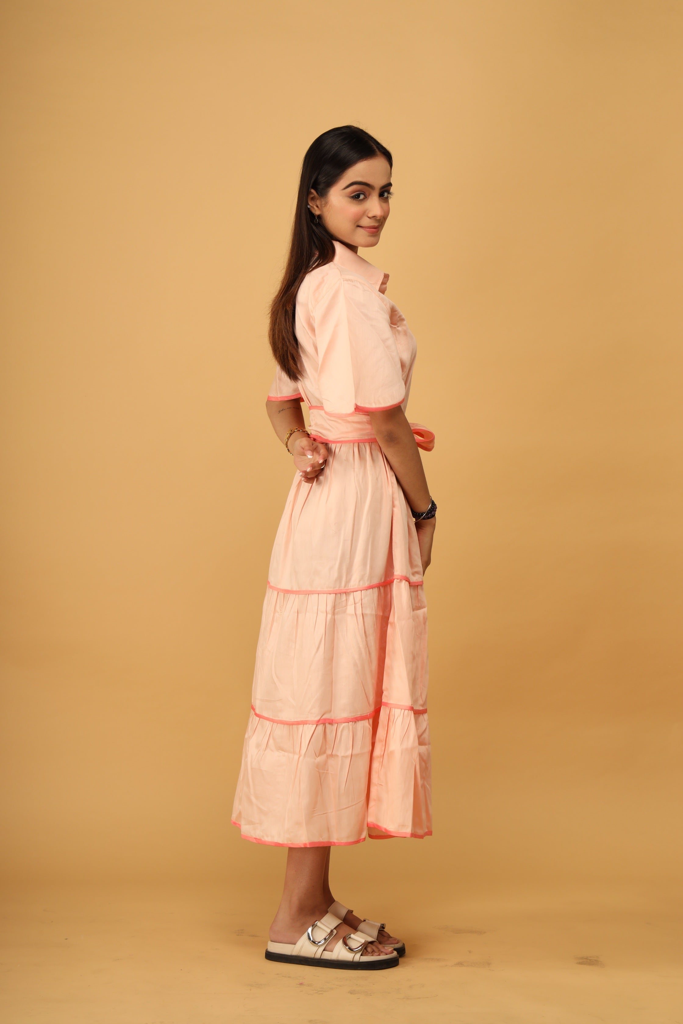 Blush Hour Layered Dress