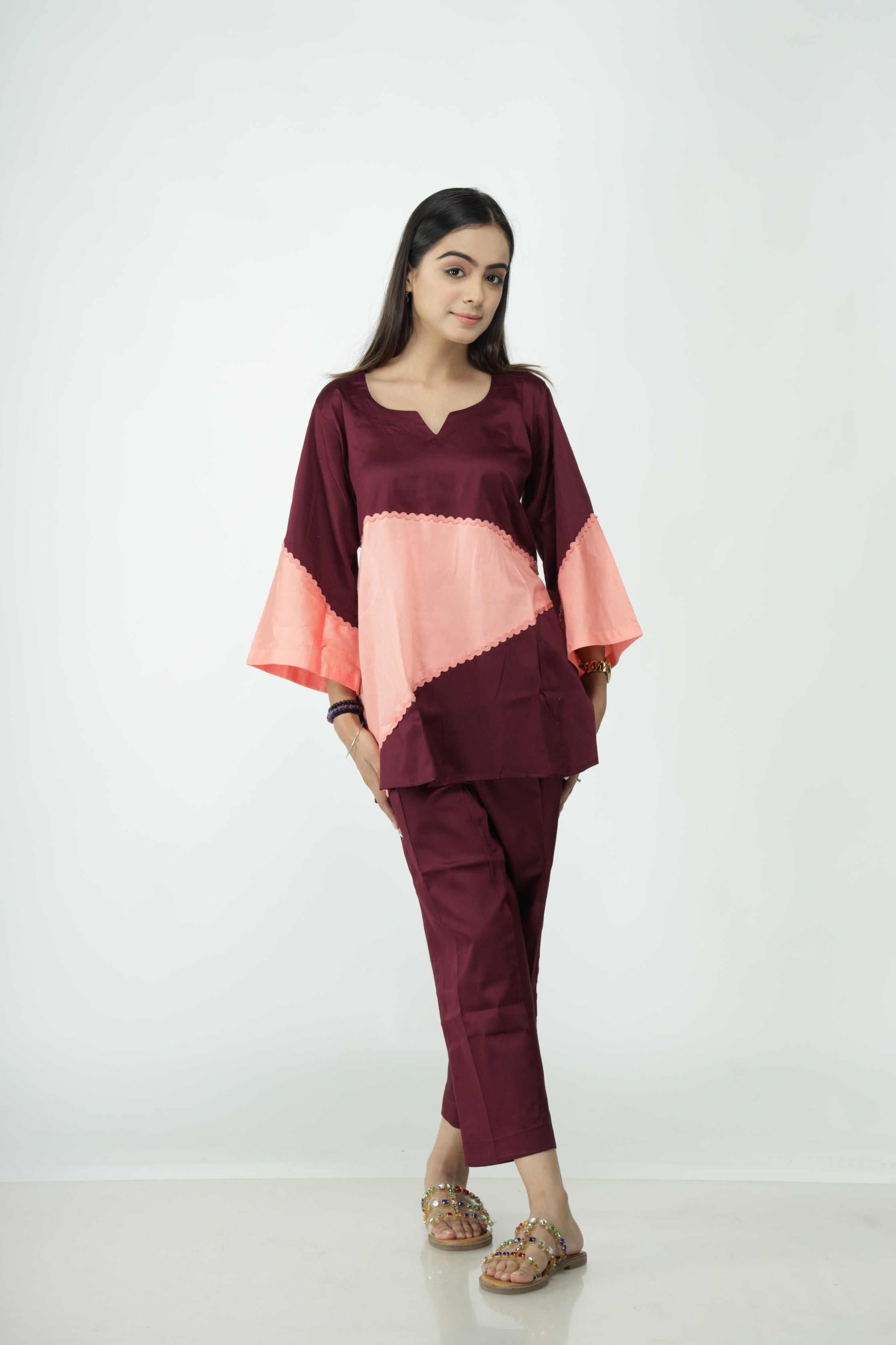 Plum Poise Co-ord Set