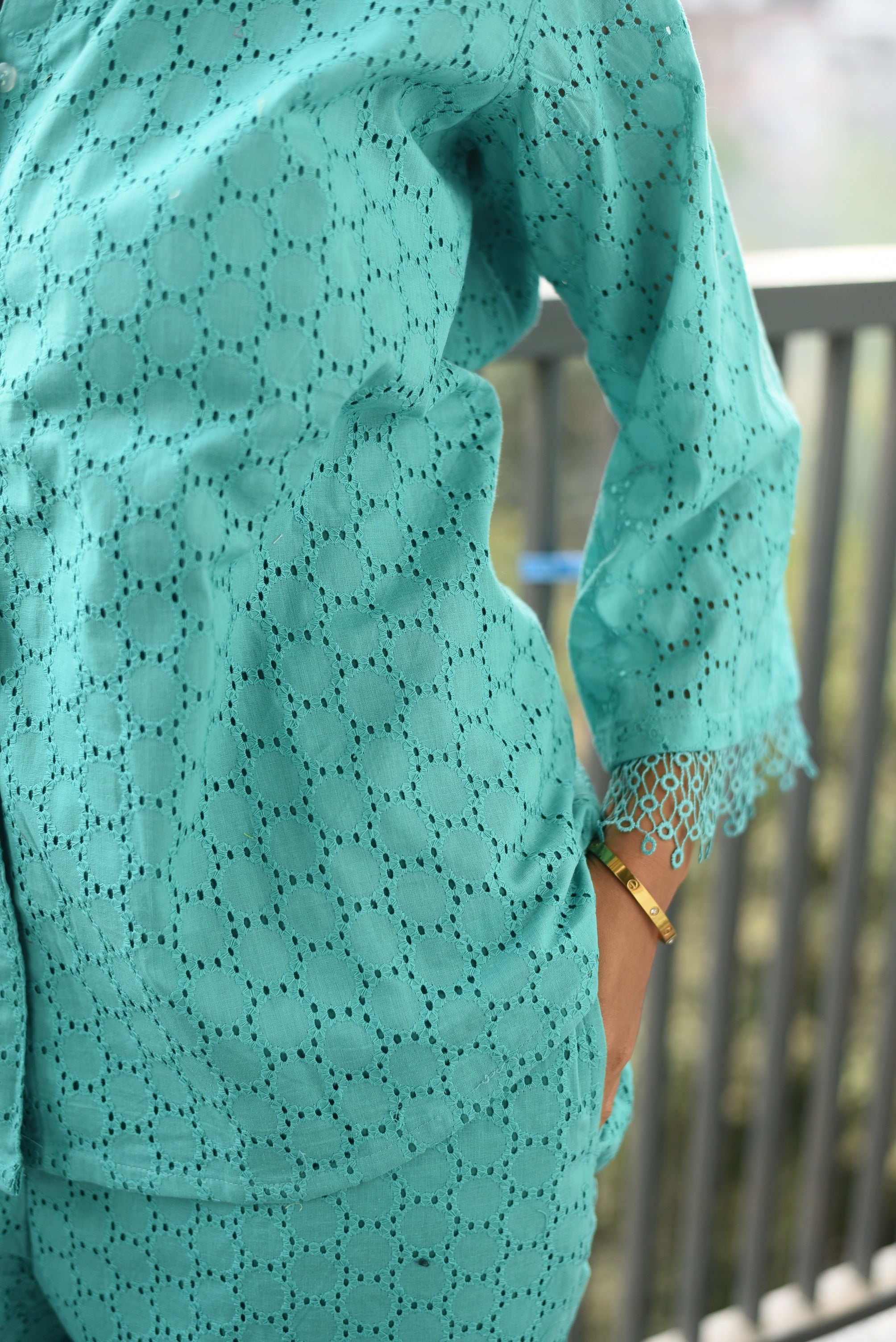 Teal AM to PM Co-ord Set