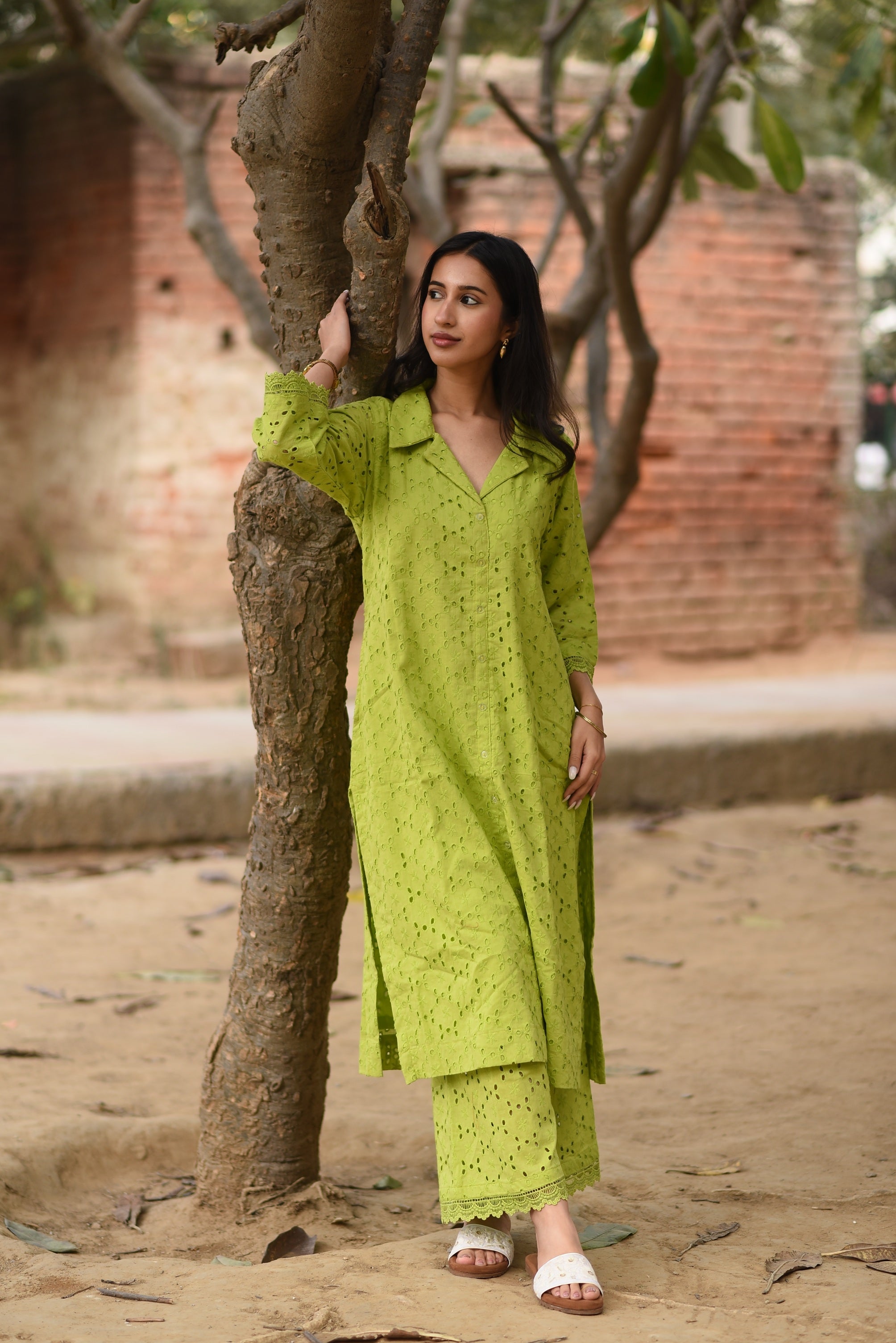 Sage Green Kurta Set