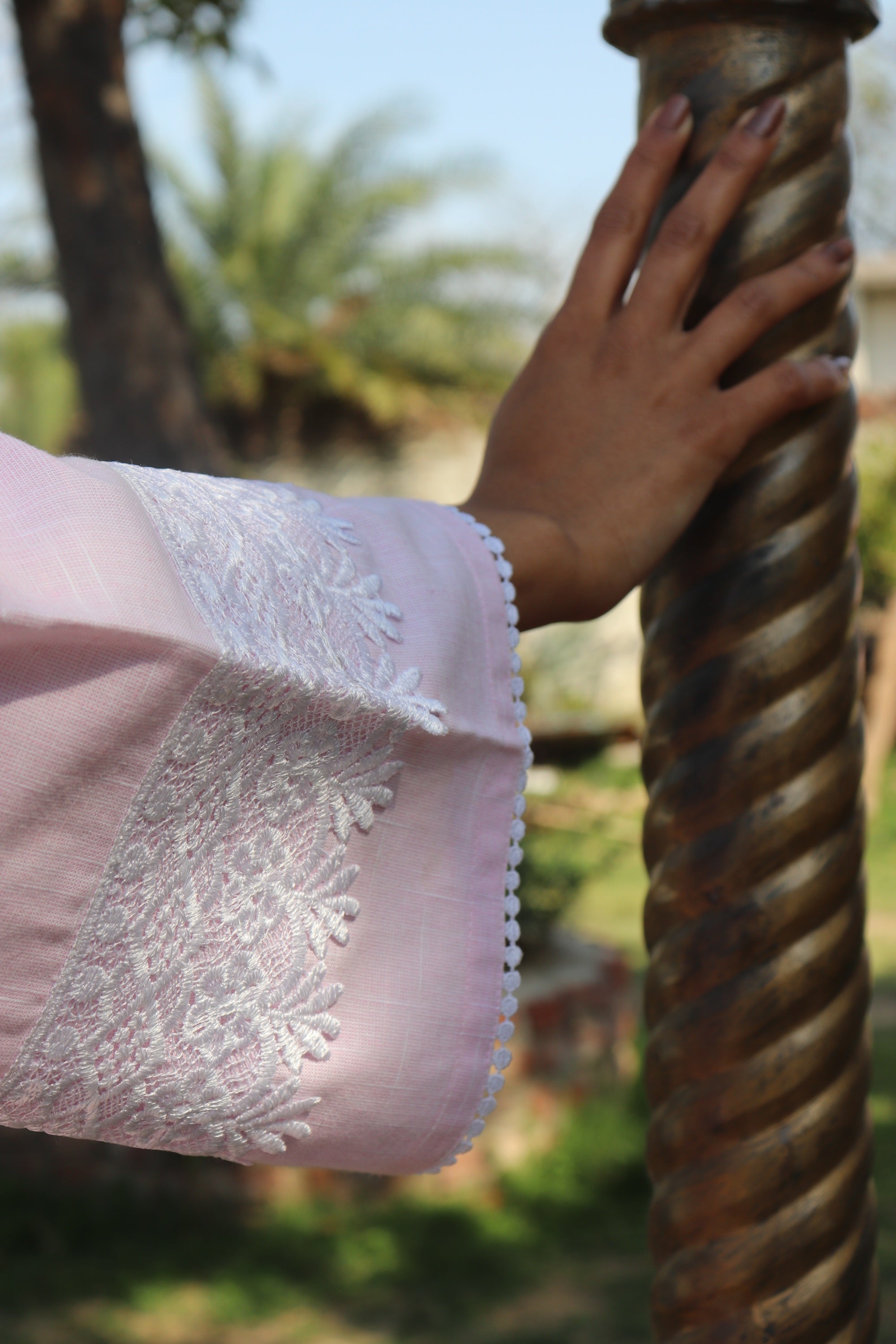 Signature Dust Pink Linen Set