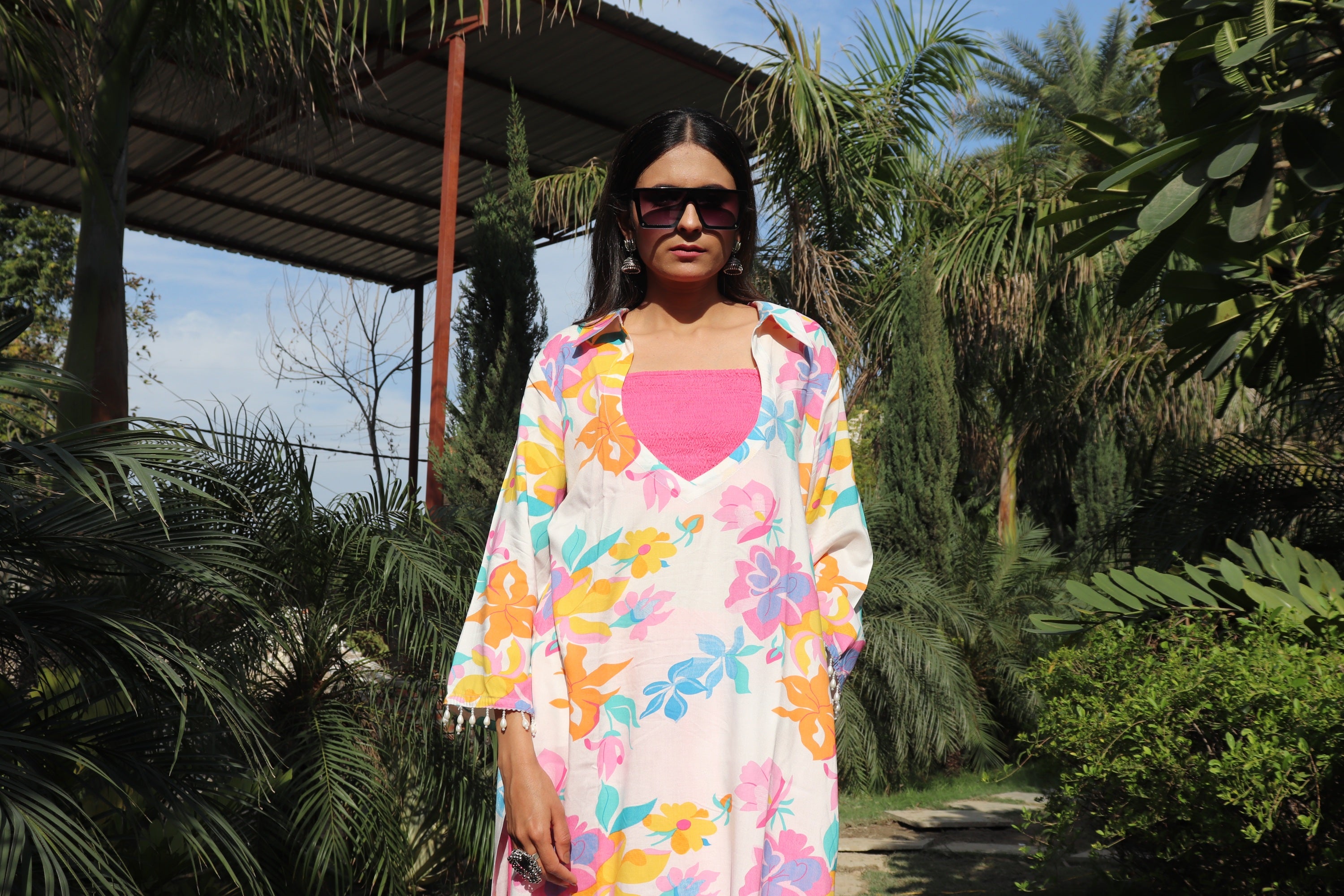 Salmon Floral 3 PC CO-ORD