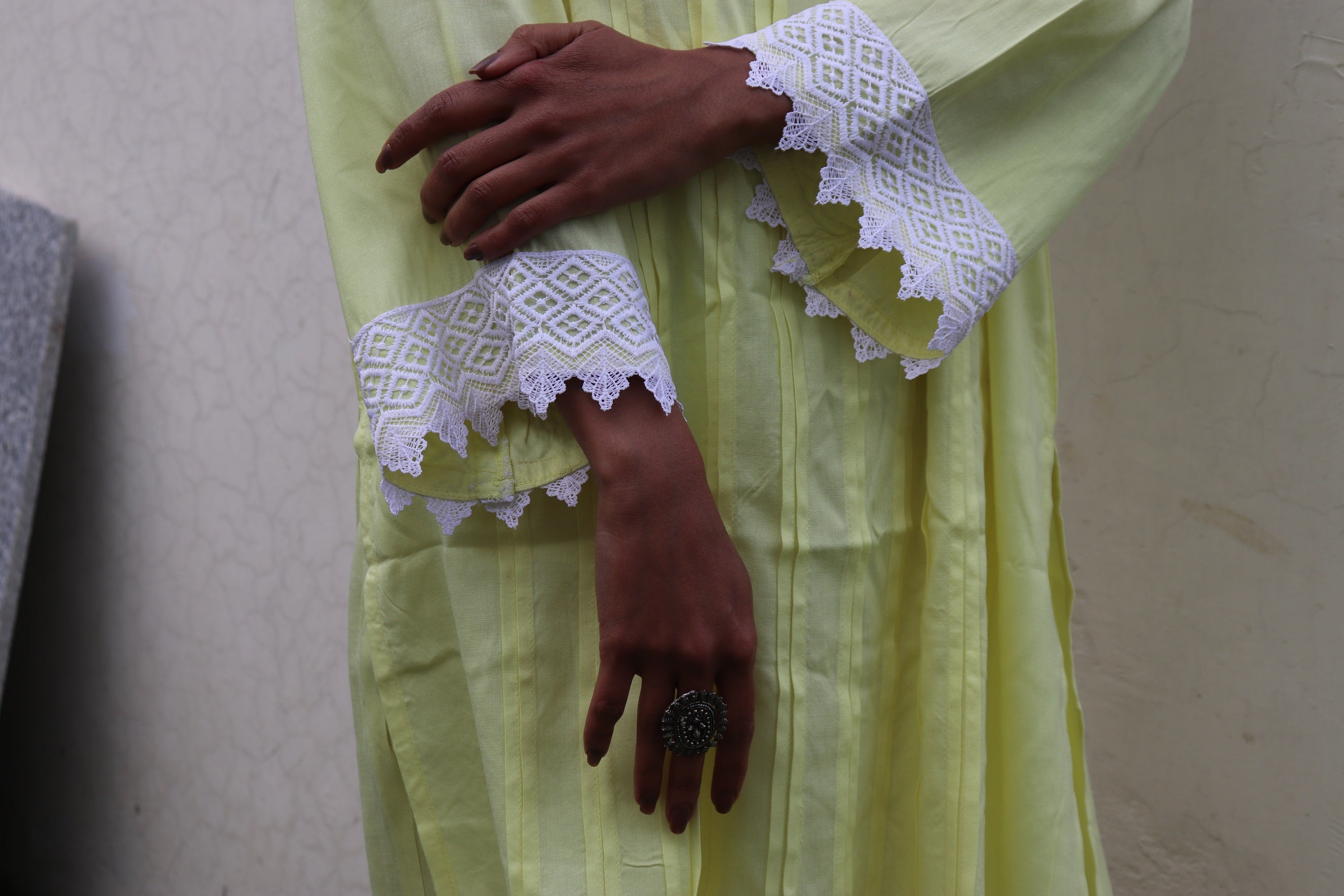 Miorah Lace Detail Kurta Co-ord