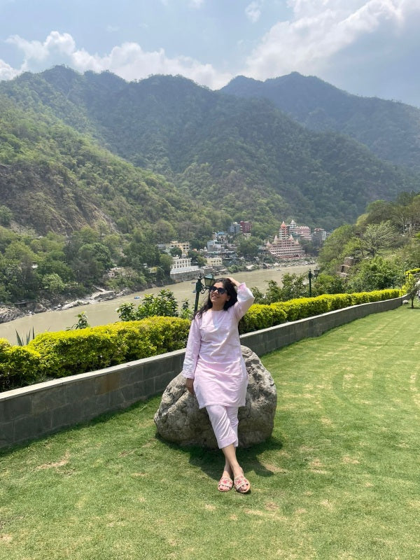 Signature Dust Pink Linen Set